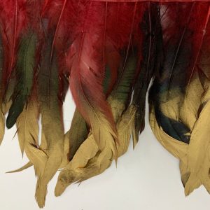 Galon Plumas Burdeos